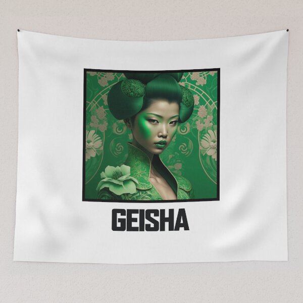 Item preview, Green Geisha V1 designed and sold by TheVaultArt.