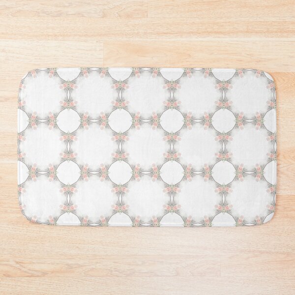 Item preview, Pretty delicate modern abstract pink seamless pattern floral designed and sold by HappyVibesAlert.
