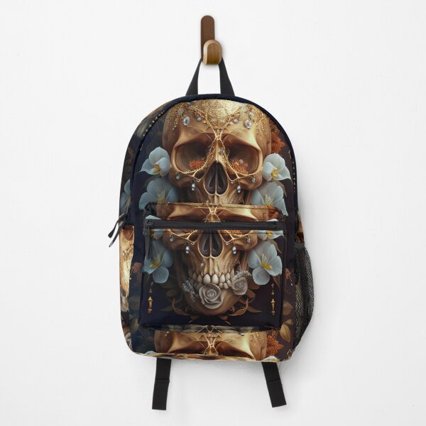 Item preview, Golden and botanic skull #0011 designed and sold by Anas Xenophon.