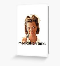 Tarjeta de felicitación Tiempo de medicación