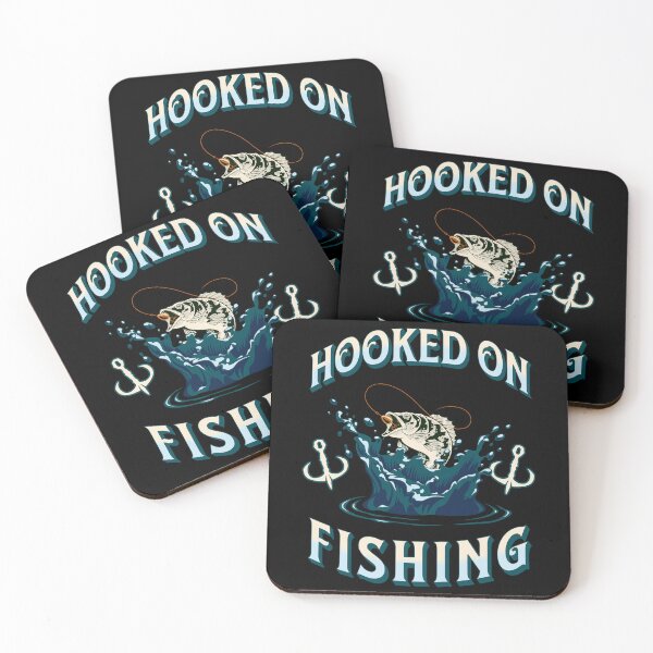 Item preview, Hooked on Fishing designed and sold by BluePlanetMerch.