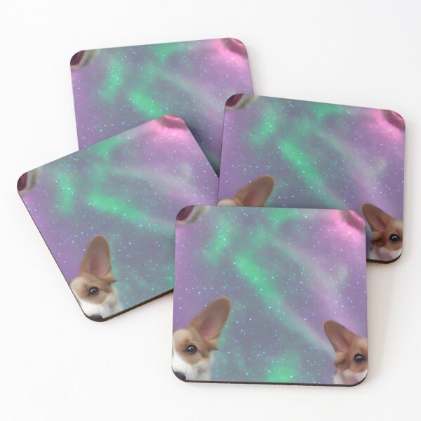 Item preview, Happy Northern Lights Corgi - Seamless Pattern designed and sold by Chubuter.