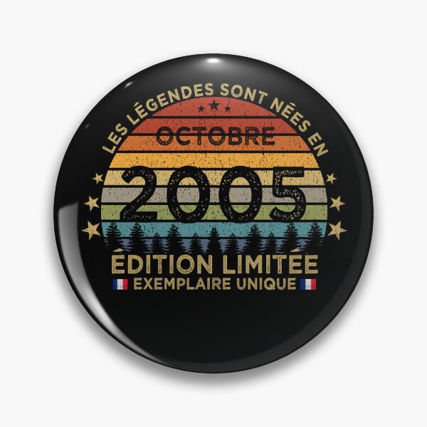 Item preview, Anniversaire 18 Ans Les Legendes Sont Nees en Octobre 2005 designed and sold by cssdru.