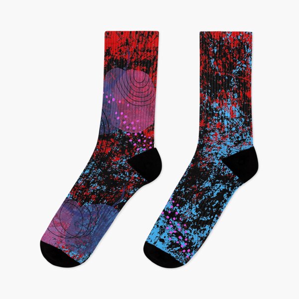 Item preview, Grunge Texture Abstract Art - Colorful Maximalism Color Splash designed and sold by humnoo.