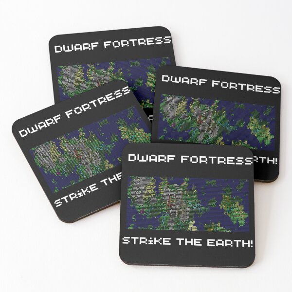 Item preview, Strike the earth! Dwarf Fortress map  designed and sold by CuteHigh01.