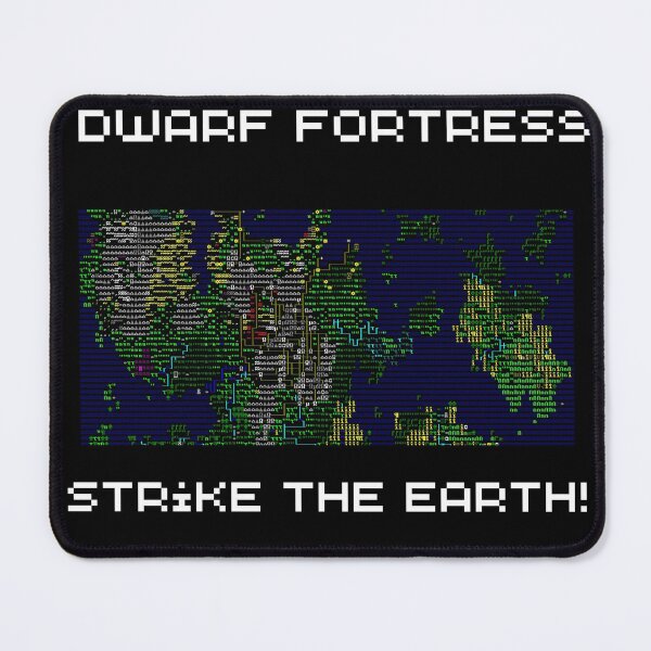 Item preview, Strike the earth! Dwarf Fortress map  designed and sold by CuteHigh01.