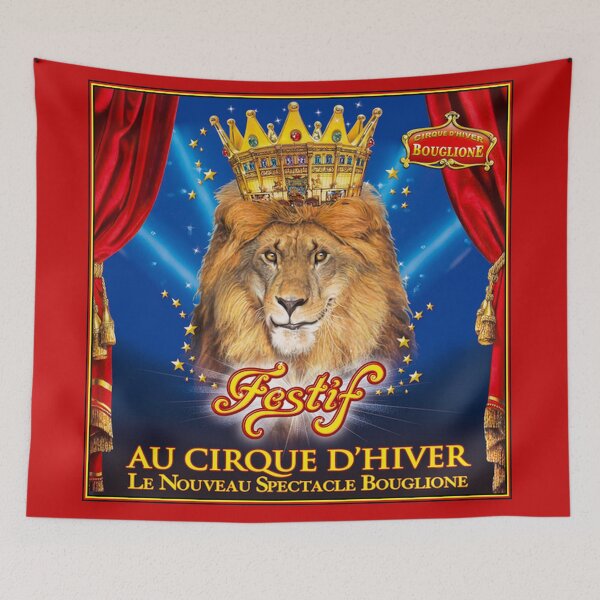 Item preview, CIRQUE D HIVER : Vintage Circus Advertising Print designed and sold by posterbobs.