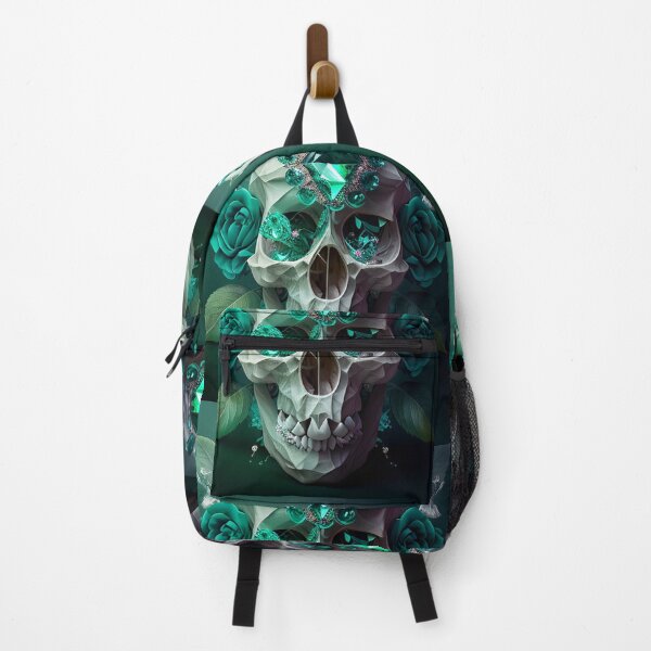 Item preview, Emerald and botanic skull #002 designed and sold by Anas Xenophon.