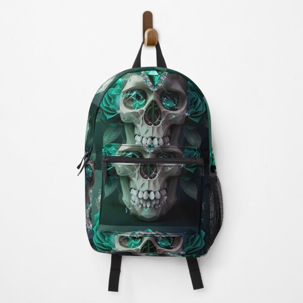 Item preview, Emerald and botanic skull #004 designed and sold by Anas Xenophon.