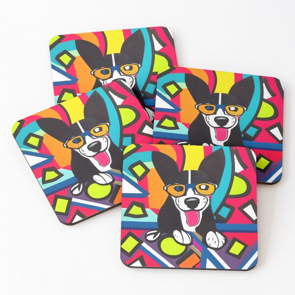 Item preview, Vibrant Pop Art Dog - Colorful Canine Expression & Modern Artistry designed and sold by ElLocoMus.