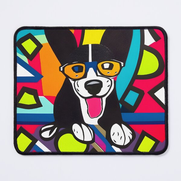 Item preview, Vibrant Pop Art Dog - Colorful Canine Expression & Modern Artistry designed and sold by ElLocoMus.