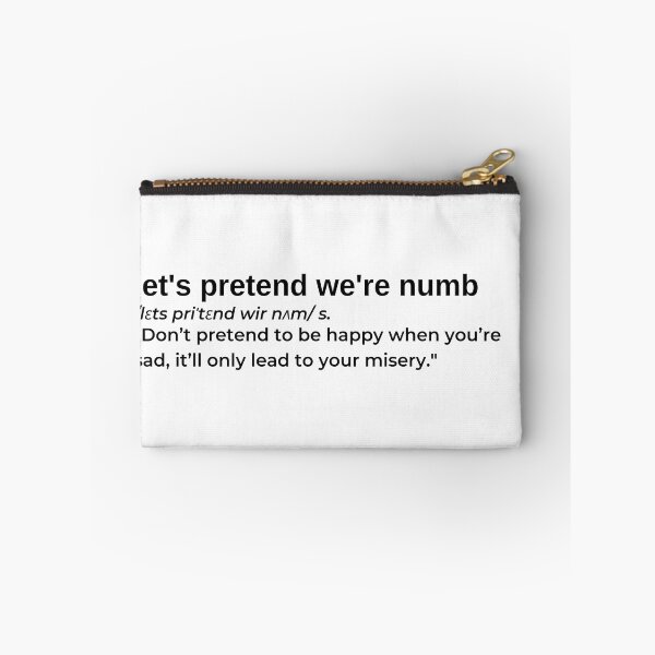 Item preview, Let's Pretend We're Numb by XXXTentacion designed and sold by RapLyricsStore.