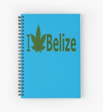 0199 I Love Belize Spiral Notebook