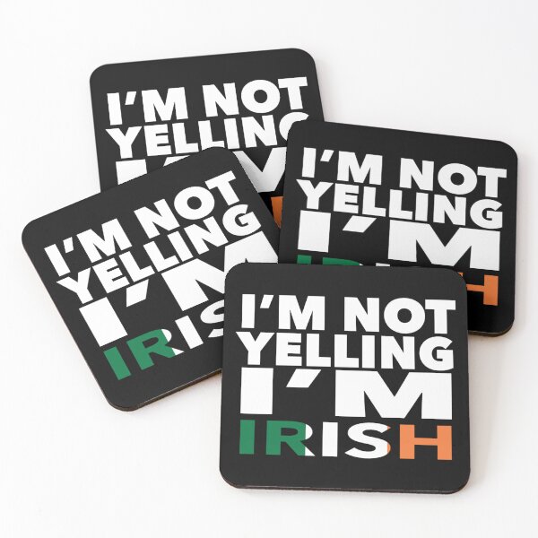 Item preview, Irish present - i'm not yelling, i'm Irish - Irish gifts - Irish flag - Irish Gift - Irish Decor designed and sold by babaorum.