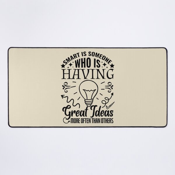 Item preview, Smart Is Someone Who Is Having... (Black, Alternative Version) designed and sold by TextAndVectors.