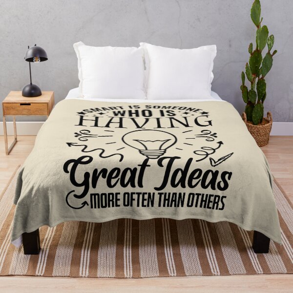 Item preview, Smart Is Someone Who Is Having... (Black, Alternative Version) designed and sold by TextAndVectors.