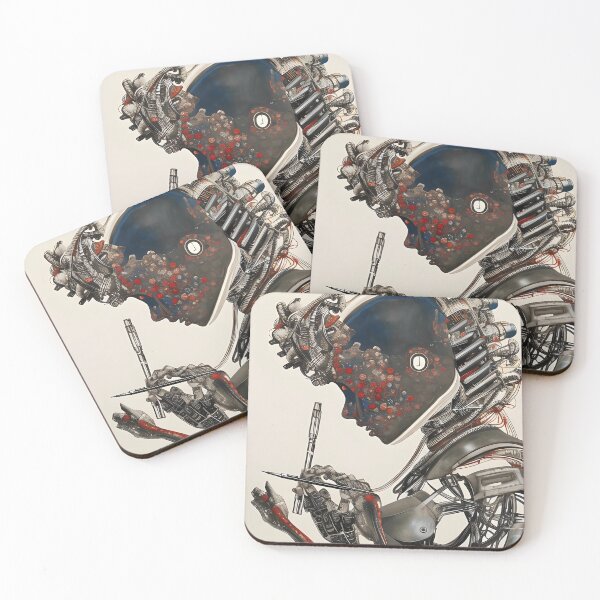 Item preview, Amazing female android cyborg playing with her digital tablet designed and sold by HowardMilano.