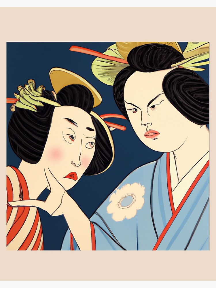 funny japanese painting