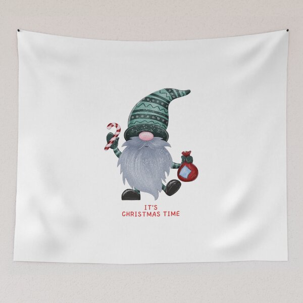 Item preview, Blue Illustrated Christmas Time Funny Santa Christmas 2022 designed and sold by Tarikbouchmal.
