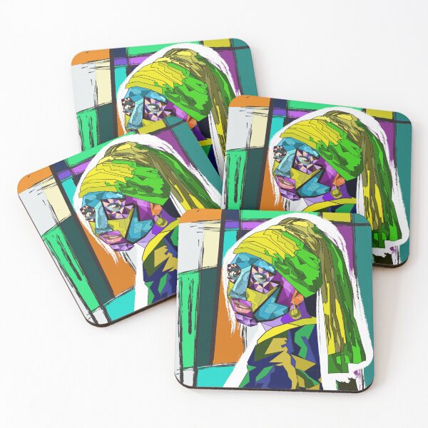 Item preview, girl with the pearl earring cubism  designed and sold by sibleystudios.