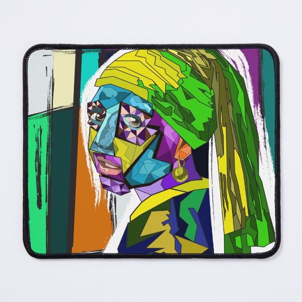 Item preview, girl with the pearl earring cubism designed and sold by sibleystudios.