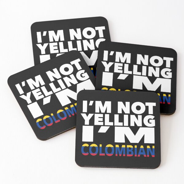 Item preview, Colombian present - i'm not yelling, i'm Colombian - Colombian gifts - Colombian flag - Colombian Gift - Colombian Decor designed and sold by babaorum.