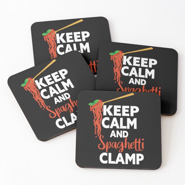 Item preview, Keep Calm And Spaghetti Clamp designed and sold by zemama.