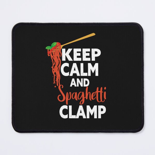 Item preview, Keep Calm And Spaghetti Clamp designed and sold by zemama.