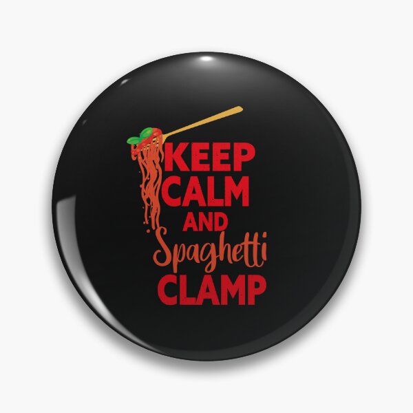 Item preview, Keep Calm And Spaghetti Clamp designed and sold by zemama.