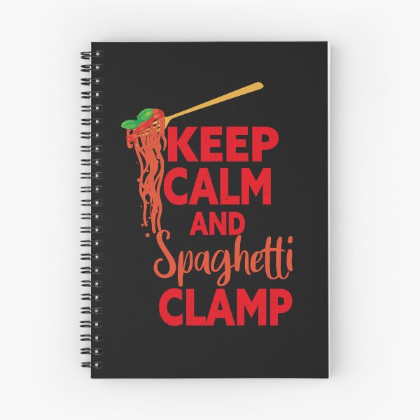 Item preview, Keep Calm And Spaghetti Clamp designed and sold by zemama.
