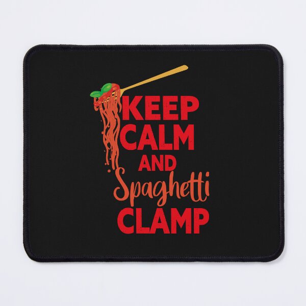 Item preview, Keep Calm And Spaghetti Clamp designed and sold by zemama.