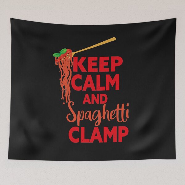 Item preview, Keep Calm And Spaghetti Clamp designed and sold by zemama.