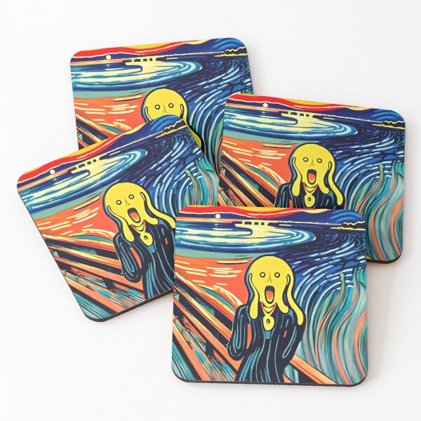 Item preview, Munch's New Scream - Modern Interpretation & Emotional Expression designed and sold by ElLocoMus.