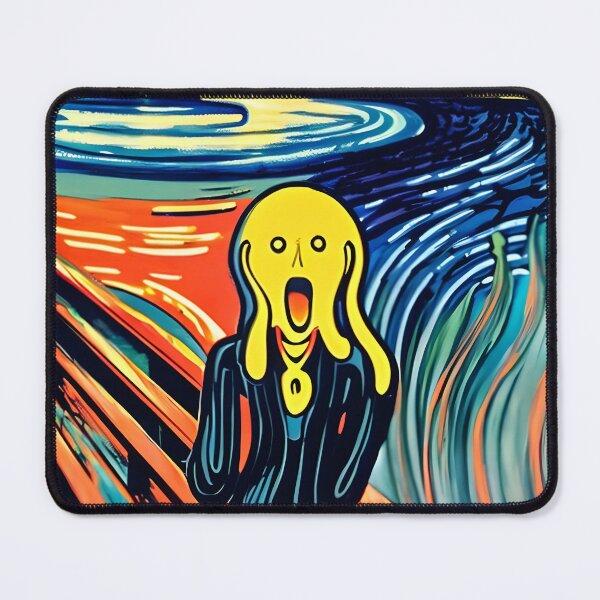 Item preview, Munch's New Scream - Modern Interpretation & Emotional Expression designed and sold by ElLocoMus.