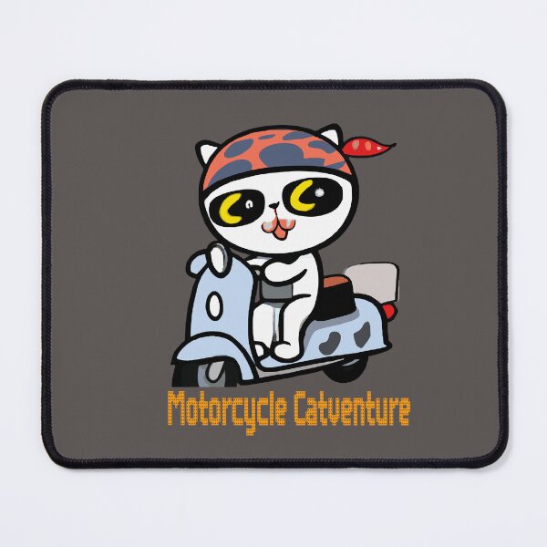 Item preview, Motorcycle Catventure - Funny cat with a bandana on a motorcycle designed and sold by LV-creator.