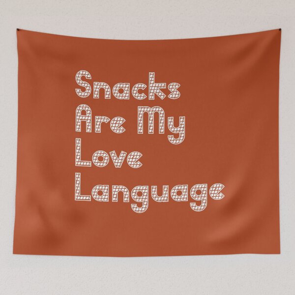 Item preview, Snacks Are My Love Language, cute love shirt, valentines tee, valentine shirt designed and sold by amazinGraphic.