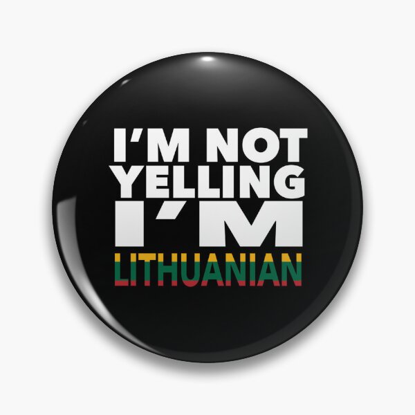 Item preview, Lithuanian present - i'm not yelling, i'm Lithuanian - Lithuanian gifts - Lithuanian flag - Lithuanian Gift - Lithuanian Decor designed and sold by babaorum.