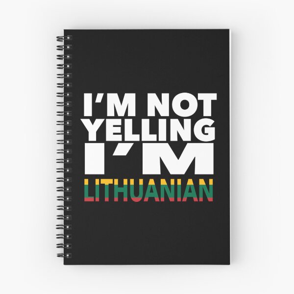 Item preview, Lithuanian present - i'm not yelling, i'm Lithuanian - Lithuanian gifts - Lithuanian flag - Lithuanian Gift - Lithuanian Decor designed and sold by babaorum.