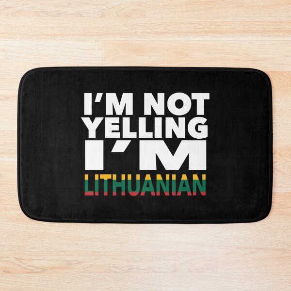 Item preview, Lithuanian present - i'm not yelling, i'm Lithuanian - Lithuanian gifts - Lithuanian flag - Lithuanian Gift - Lithuanian Decor designed and sold by babaorum.