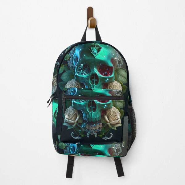 Item preview, Emerald and botanic skull #005 designed and sold by Anas Xenophon.