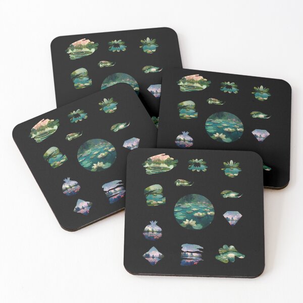 Item preview, Water Lillies Monet -Claude Monet Art Remake Design Art Pack  designed and sold by CandyDroidMerch.