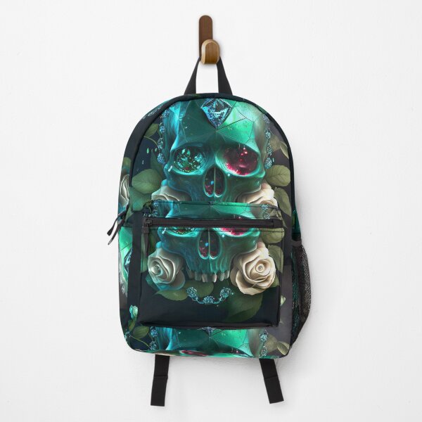 Item preview, Emerald and botanic skull #006 designed and sold by Anas Xenophon.