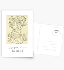 May Your Winter Be Magic Postcards