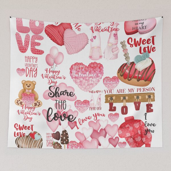Item preview, Pink Valentine's Day Saying designed and sold by ORIGENcreate.