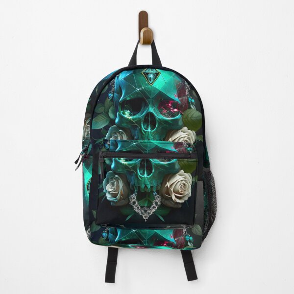 Item preview, Emerald and botanic skull #007 designed and sold by Anas Xenophon.