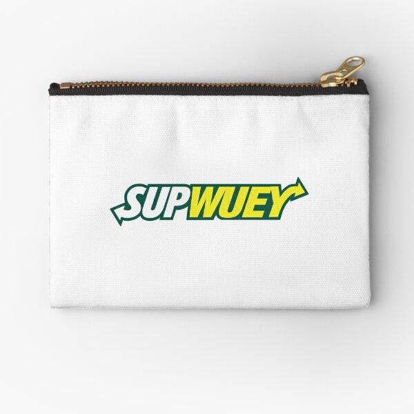 Whats up Wuey - funny Mexican Design Zipper Pouch