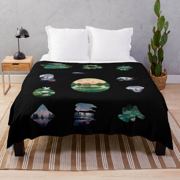 Item preview, Water Lillies Monet -Claude Monet Art Remake Design Art Pack designed and sold by CandyDroidMerch.