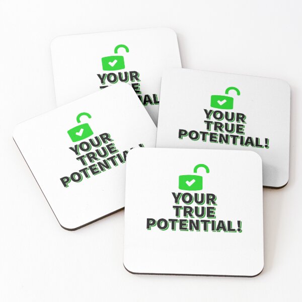 Item preview, Unlock your true potential - Motivational quotes - K367 -  designed and sold by K367.
