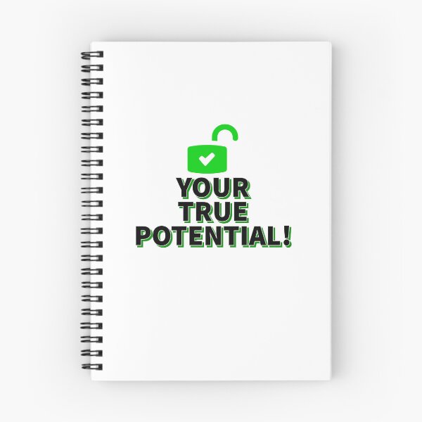 Item preview, Unlock your true potential - Motivational quotes - K367 -  designed and sold by K367.