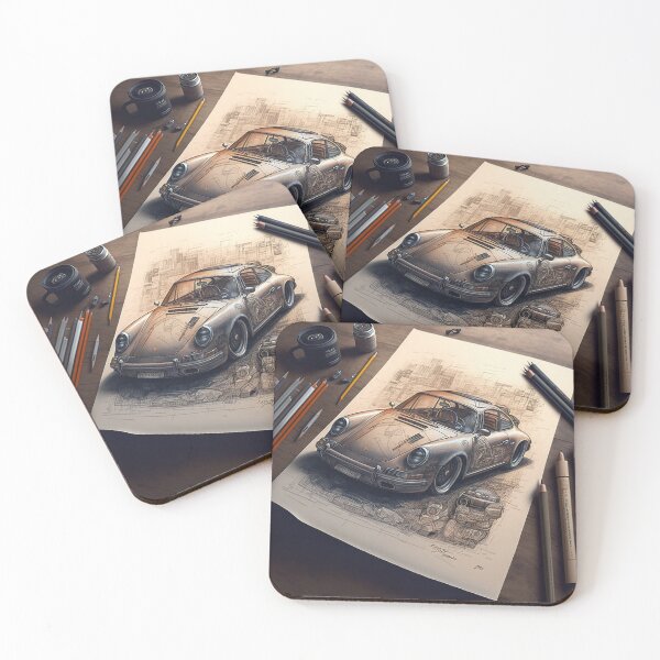 Item preview, Car cut print with huge headlights designed and sold by osssoconcept.